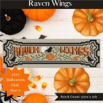 2023 Halloween Club, Raven Wings (image for) 2023 Halloween Club, Raven Wings